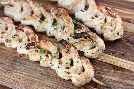 Garlic Shrimp Skewers