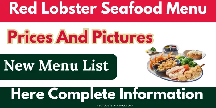 Red Lobster Seafood Menu