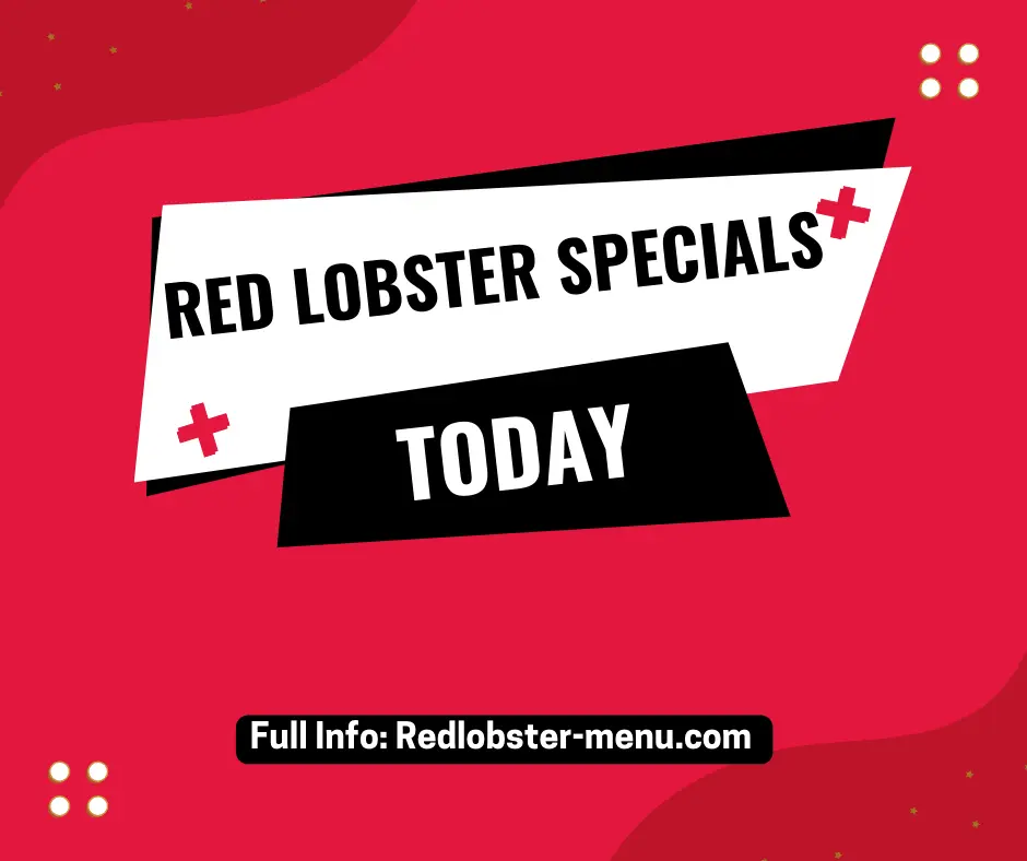 red lobster specials today

