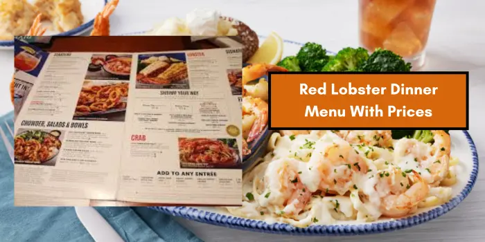 Red Lobster Dinner Menu With Prices