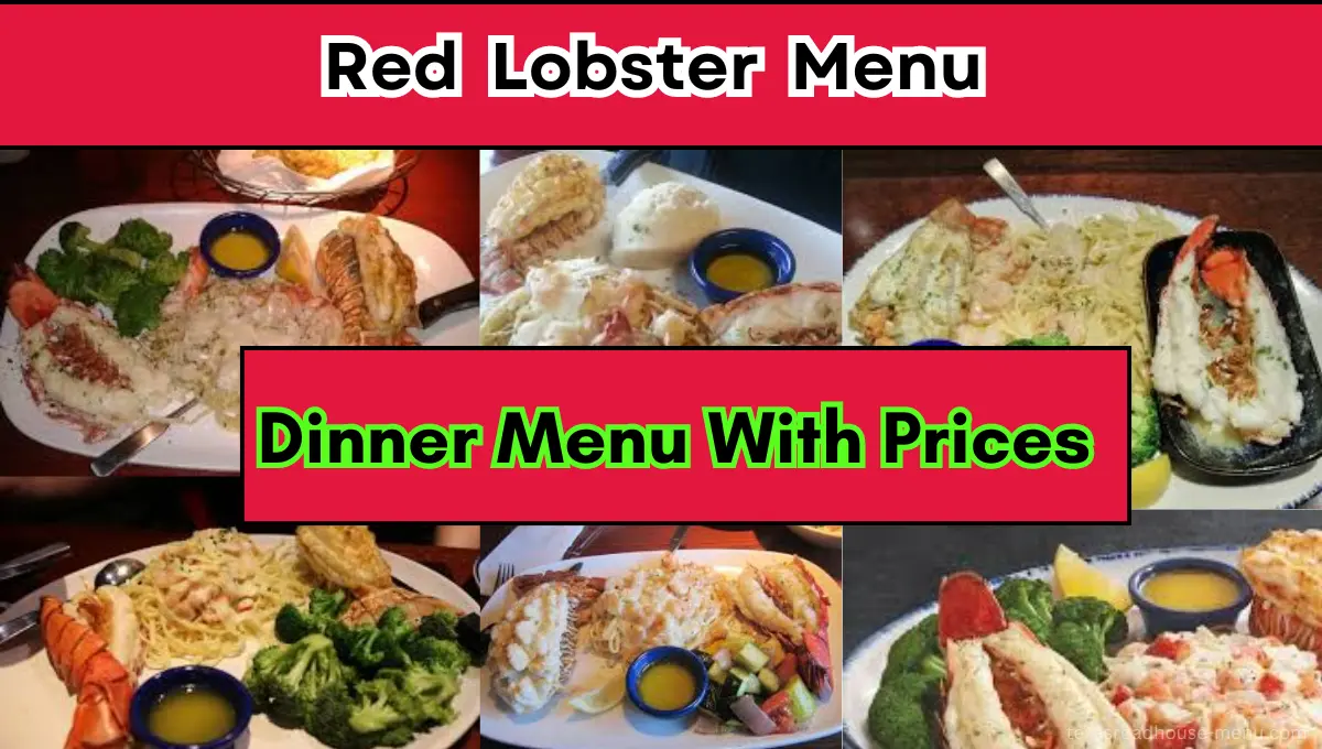 Red Lobster Dinner Menu With Prices