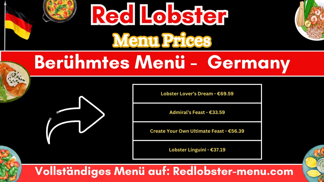 Red Lobster Menüpreise (Germany)