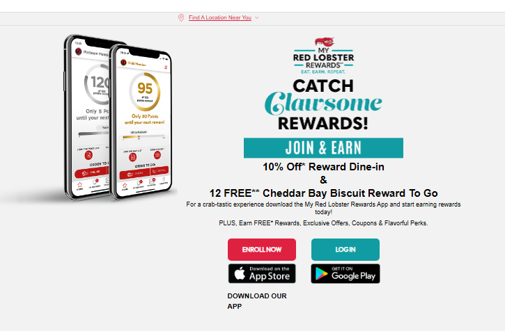 Red Lobster Rewards Get