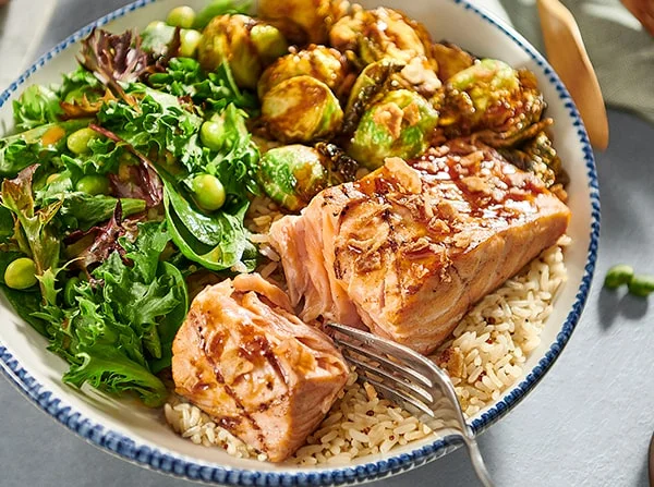 Sesame-Soy Salmon Bowl